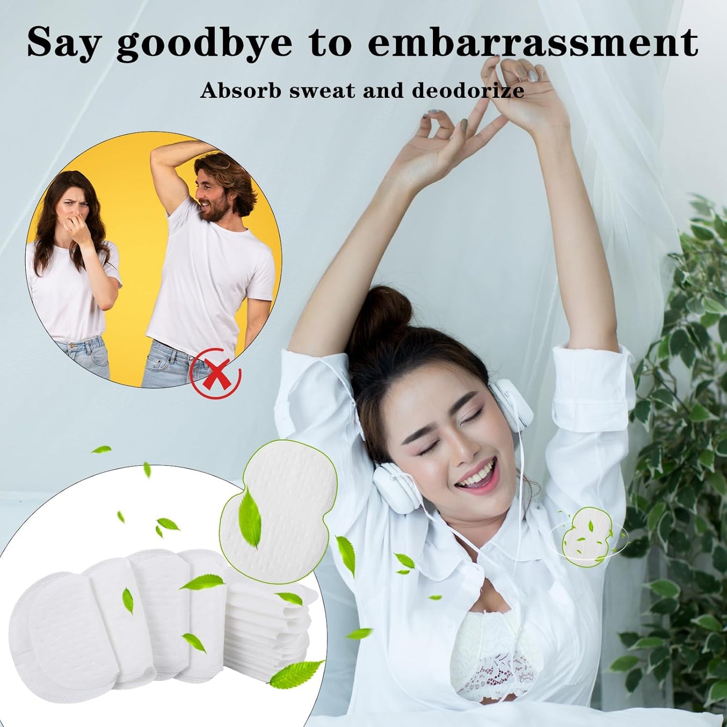 Влошки против потење под пазувите за жени и мажи