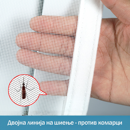 Самолеплива Мрежа за Прозорци - Против Комарци