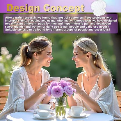 Влошки против потење под пазувите за жени и мажи