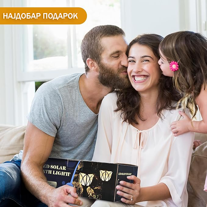 6 прч Соларни Светилки За Тревник