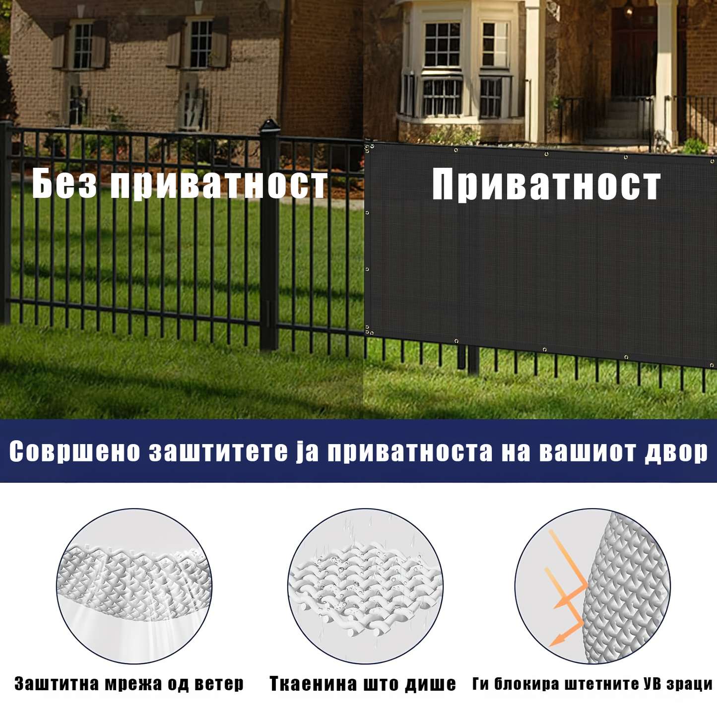 Заштитна ограда за приватност