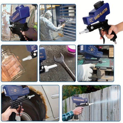 Пиштол за пескарење (отстранување ‘рѓа и полирање)