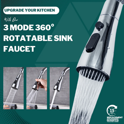 3-во-1 Ротациски Приклучок – Почисто миење без прскање